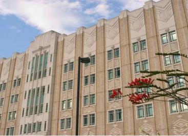 Harborview Medical Center's facade