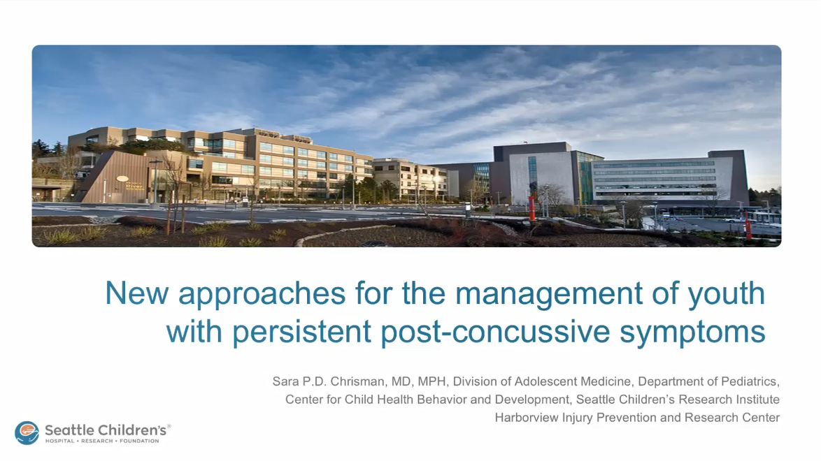 Dr. Chrisman's presentation title slide