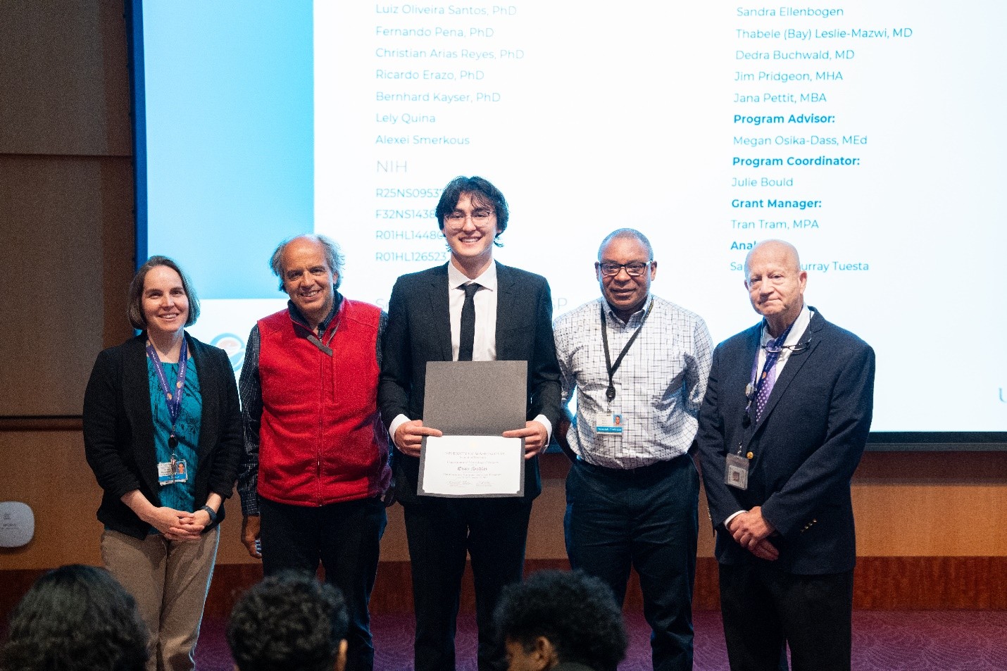 A group of people standing together