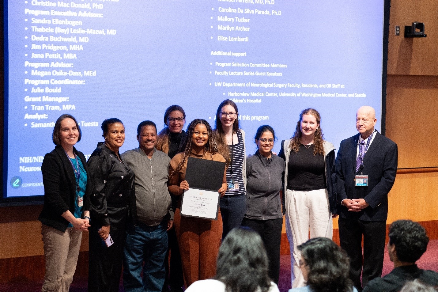 A group of people standing together