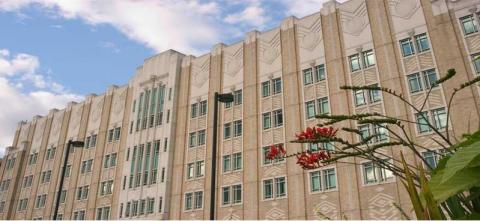 Harborview Medical Center's facade