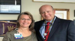 Grateful patient – and 30-year Harborview employee – says thanks, again