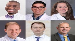 Matthew N. Anderson, MD (Endovascular), Robert T. Buckley, MD (Pediatric), Caroline Hadley, MD (Cerebrovascular), Joseph P. Herbert, MD (Spine), Travis C. Hill, MD, PhD (Spine), Michael Meyer, MD (Endovascular)