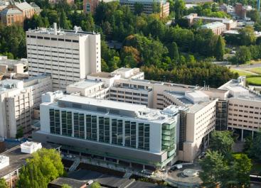 aerial view of UWMC